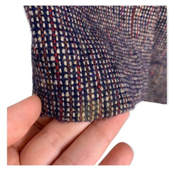 Vintage 70s Legends West Tweed Elbow Patch Jacket Large - Picture 11 of 11